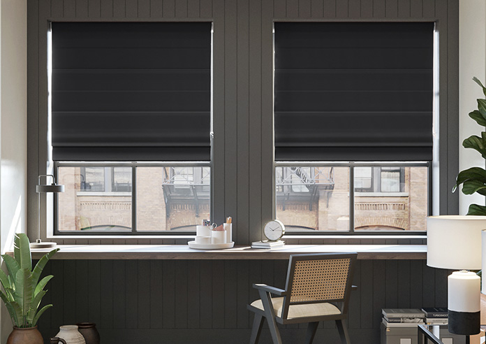 Ascot, Night Sky - Motorised Roman Blind - Image 3